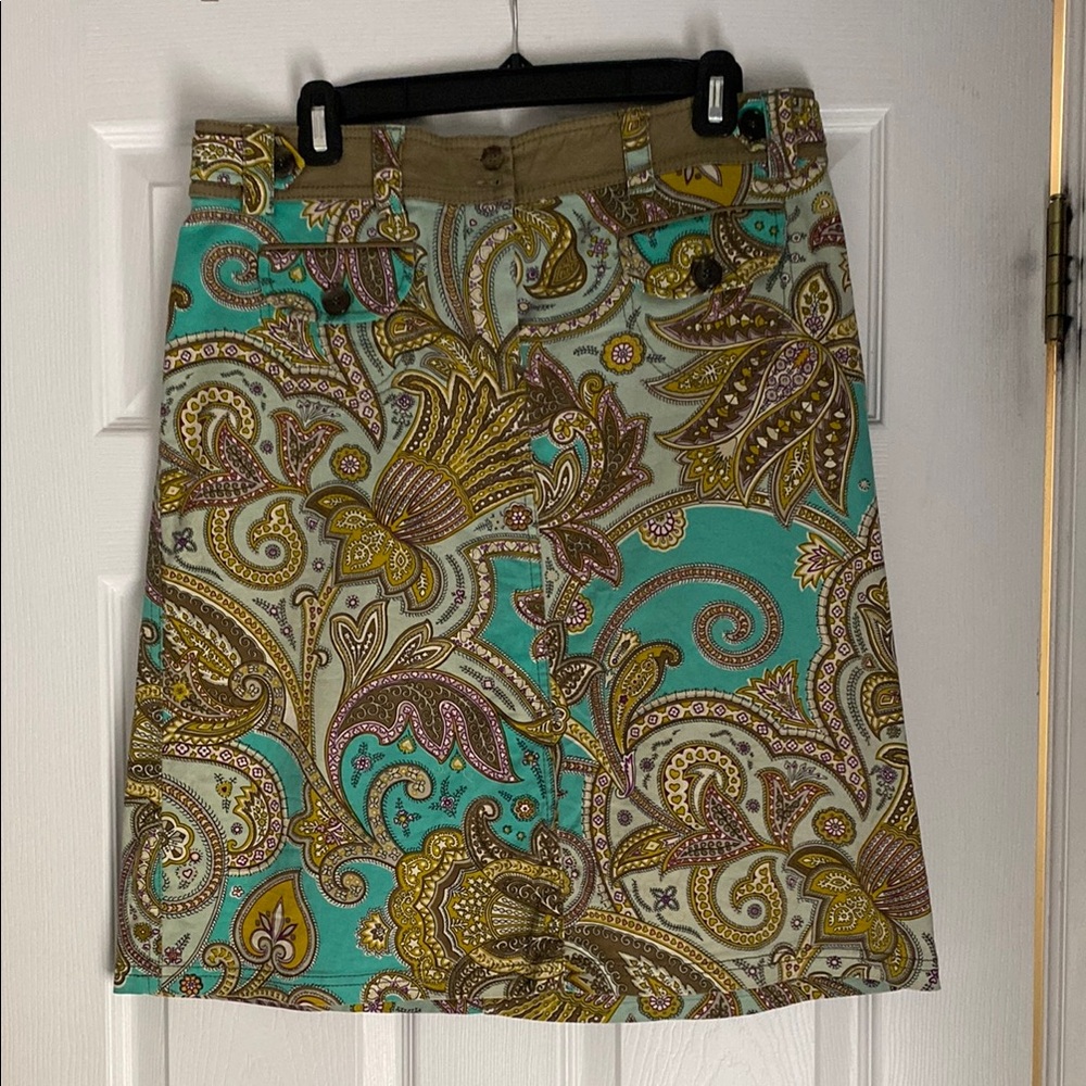 Paisley Print Women's Skirt